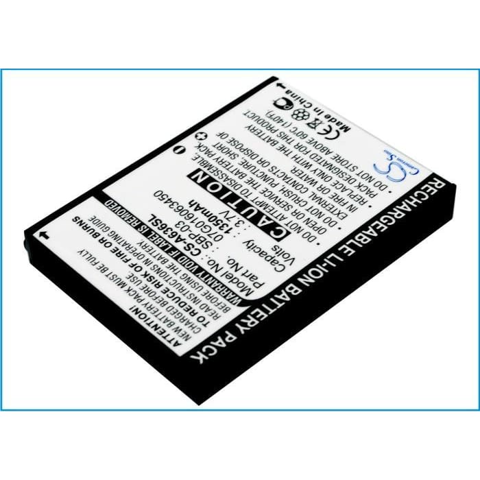 Premium Battery for Asus, Mypal A630, Mypal A632, Mypal A632n 3.7V, 1350mAh - 5.00Wh