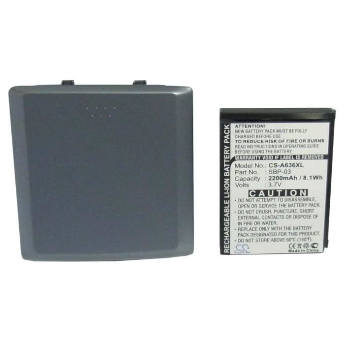 Premium Battery for Asus Mypal A630, Mypal A632, Mypal A632n 3.7V, 2200mAh - 8.14Wh