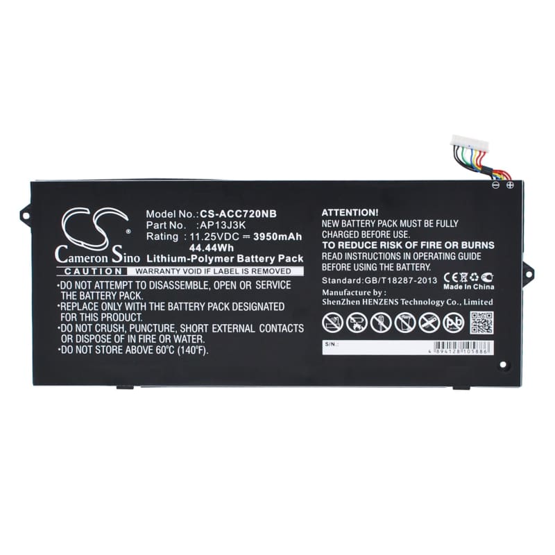 New Premium Notebook/Laptop Battery Replacements CS-ACC720NB