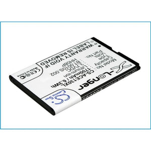 Premium Battery for Acer beTouch E130, Acer beTouch E130 B, beTouch E140 3.7V, 1700mAh - 6.29Wh