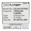 Premium Battery for Acer Liquid E2, V370, Liquid E2 Dou 3.7V, 1800mAh - 6.66Wh