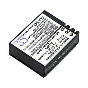 Premium Battery for Activeon, Cx, Cx Gold, Cx Hd 3.7V, 800mAh - 2.96Wh