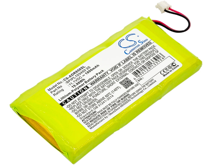 Premium Battery for Albrecht, Dr 850 11.1V, 1800mAh - 19.98Wh