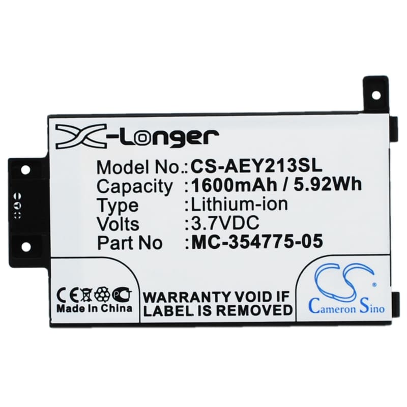 Premium Battery for Amazon Kindle Paperwhite 2013, Kindle Touch 6 Inch 2013, Kindle Touch 3g 6 Inch 2013 3.7V, 1600mAh - 5.92Wh