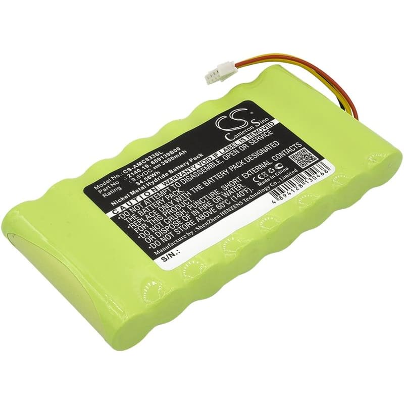 Premium Battery for Amc, 3945/3945-b, 8333, 8335, 8336, 8435, Ca6116, Ca6550 9.6V, 3600mAh - 34.56Wh