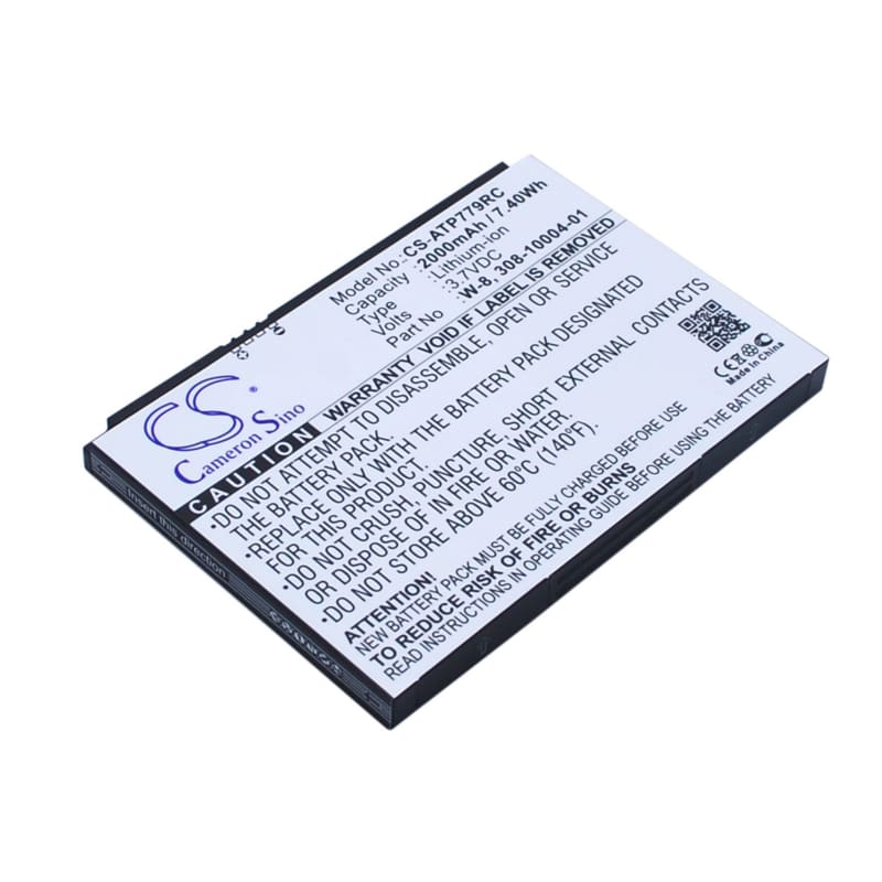 Premium Battery for At&t Ac779s, Aircard 779s, Aircard 779s 4g 3.7V, 2000mAh - 7.40Wh