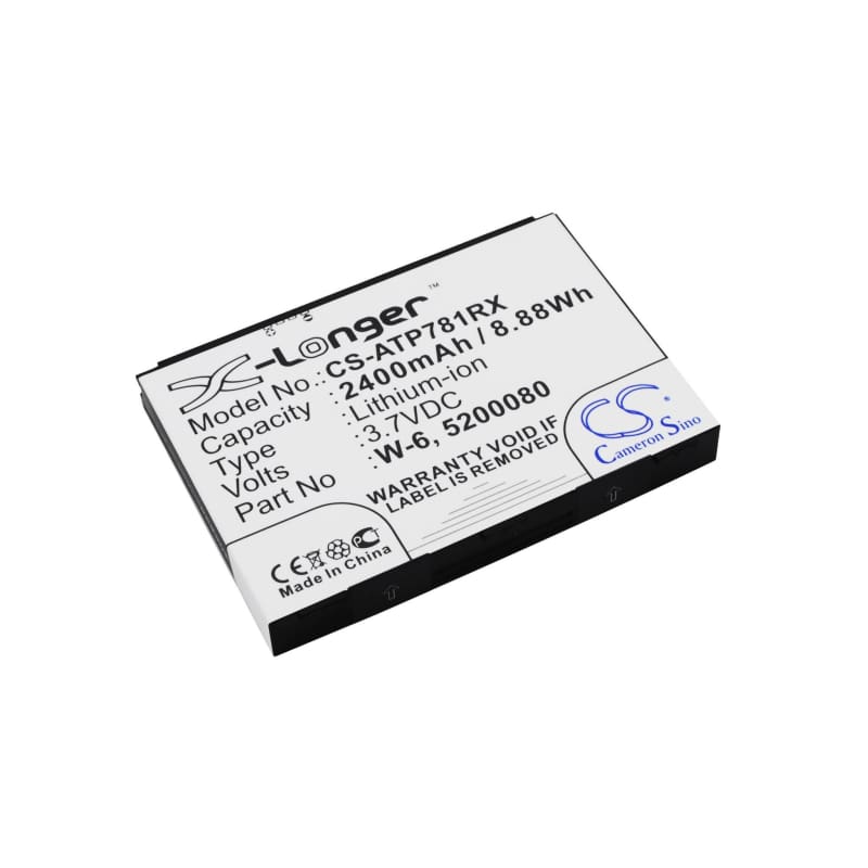 Premium Battery for At&t Aircard 781s, Unite Pro, Unite Pro 4g 3.7V, 2400mAh - 8.88Wh