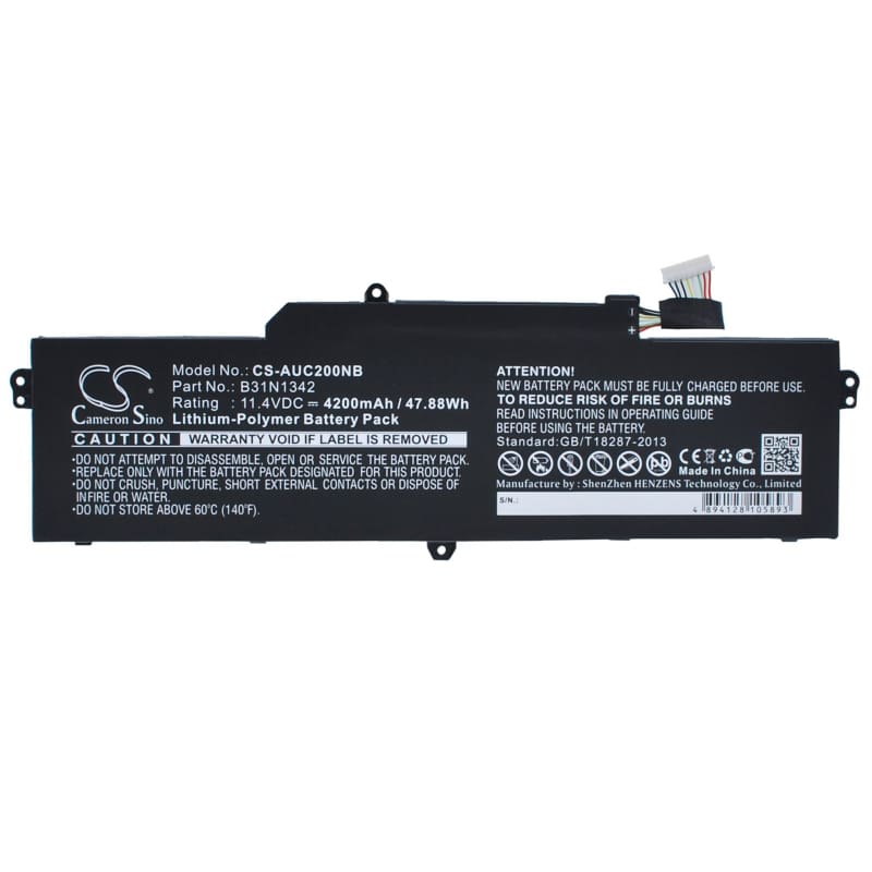 New Premium Notebook/Laptop Battery Replacements CS-AUC200NB