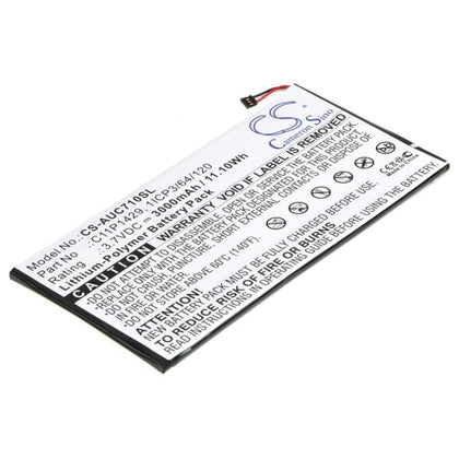 New Premium Tablet Battery Replacements CS-AUC710SL