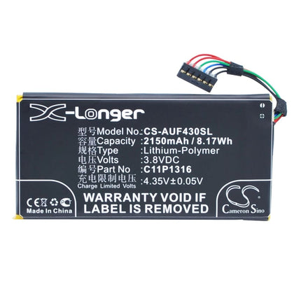 New Premium Tablet Battery Replacements CS-AUF430SL