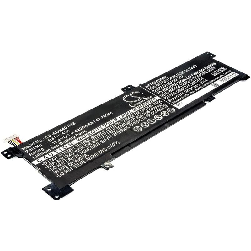 New Premium Notebook/Laptop Battery Replacements CS-AUK401NB