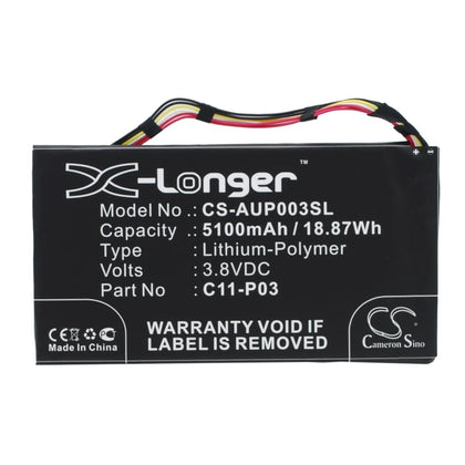 New Premium Tablet Battery Replacements CS-AUP003SL