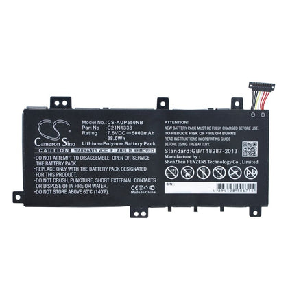 New Premium Notebook/Laptop Battery Replacements CS-AUP550NB