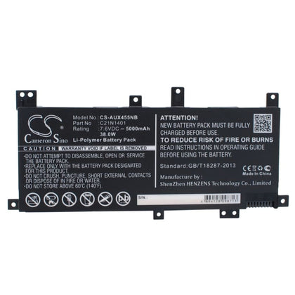 New Premium Notebook/Laptop Battery Replacements CS-AUX455NB