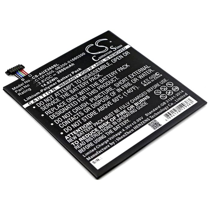 Premium Battery for Asus Zenpad 8.0 Z380c, Zenpad 8.0 Z380cx, Zenpad 8.0 Z380kl 3.8V, 3900mAh - 14.82Wh