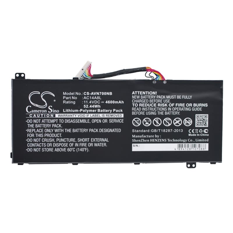 New Premium Notebook/Laptop Battery Replacements CS-AVN700NB