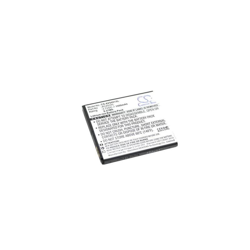 Premium Battery for Archos 45c Platinum 3.7V, 1700mAh - 6.29Wh