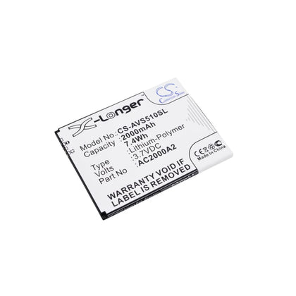 Premium Battery for Archos 50c Oxygen 3.7V, 2000mAh - 7.40Wh