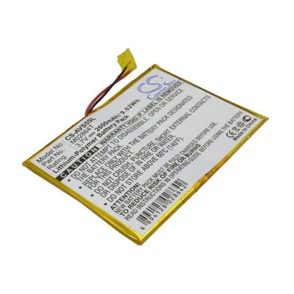 Premium Battery for Archos 5 60gb 3.7V, 2600mAh - 9.62Wh