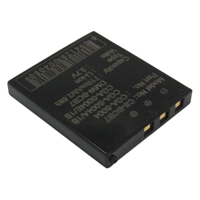 Premium Battery for Panasonic Dmc-fx2b, Dmc-fx2ebs, Dmc-fx2eg-s, Dmc-fx2s, 3.7V, 710mAh - 2.63Wh