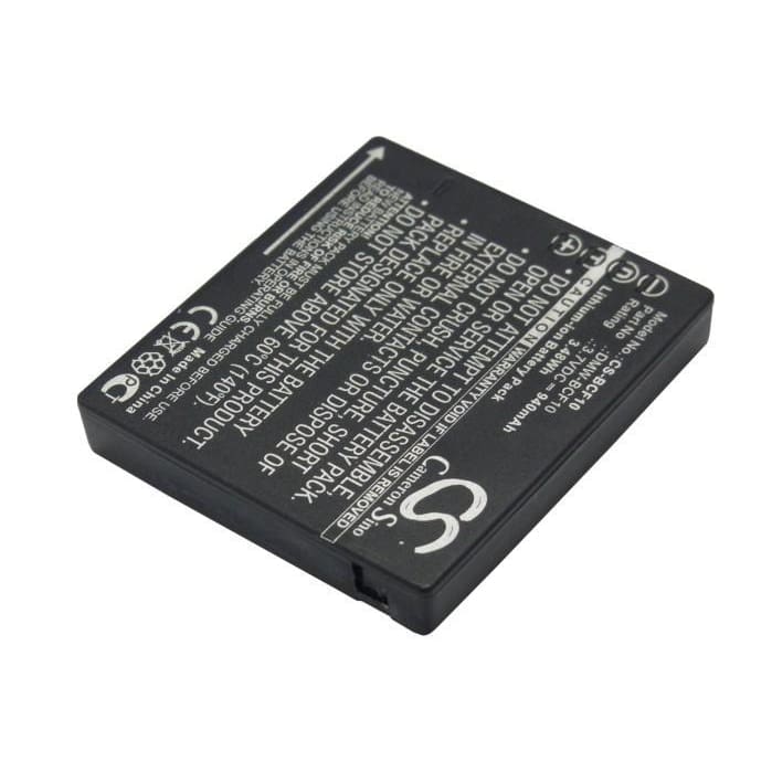 Premium Battery for Panasonic Lumix Dmc-fs4k, Lumix Dmc-fs8s, 3.7V, 940mAh - 3.48Wh