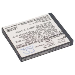 Premium Battery for Panasonic Lumix Dmc-f5, Lumix Dmc-f5k, 3.7V, 600mAh - 2.22Wh