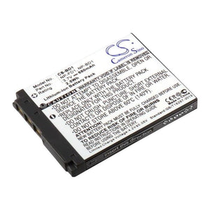 Premium Battery for Sony Cyber-shot Dsc-g3, Cyber-shot Dsc-t2, 3.7V, 680mAh - 2.52Wh