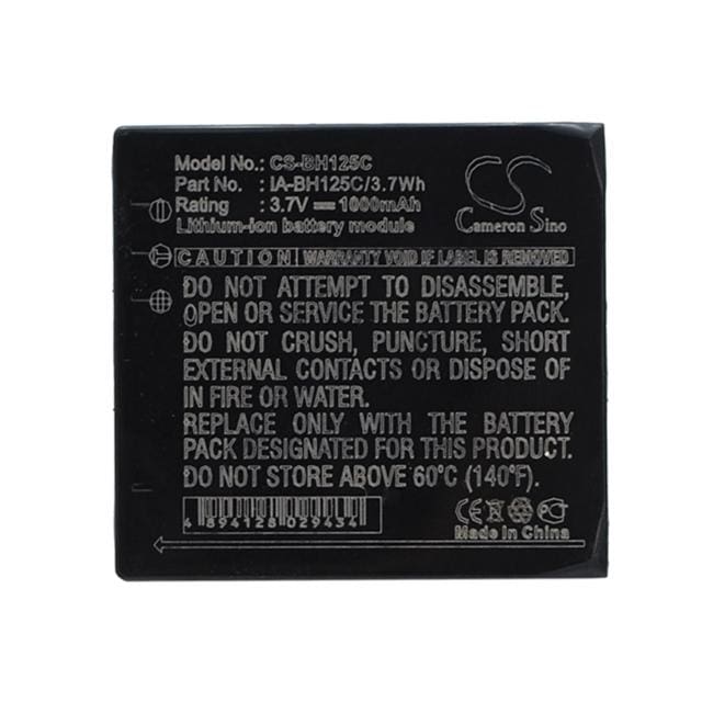 Premium Battery for Samsung Hmx-r10, Hmxr10bn, Hmxr10bnxxa, Hmx-r10bp, 3.7V, 1000mAh - 3.70Wh