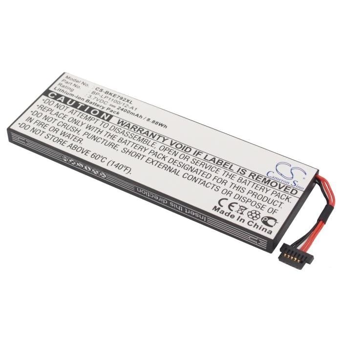 Premium Battery for Becker Be7928, Traffic Assist 7928, 3.7V, 2400mAh - 8.88Wh