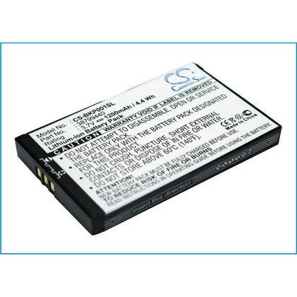 Premium Battery for Becker Traffic Assist 7916, Traffic Assist Pro 3.7V, 1200mAh - 4.44Wh