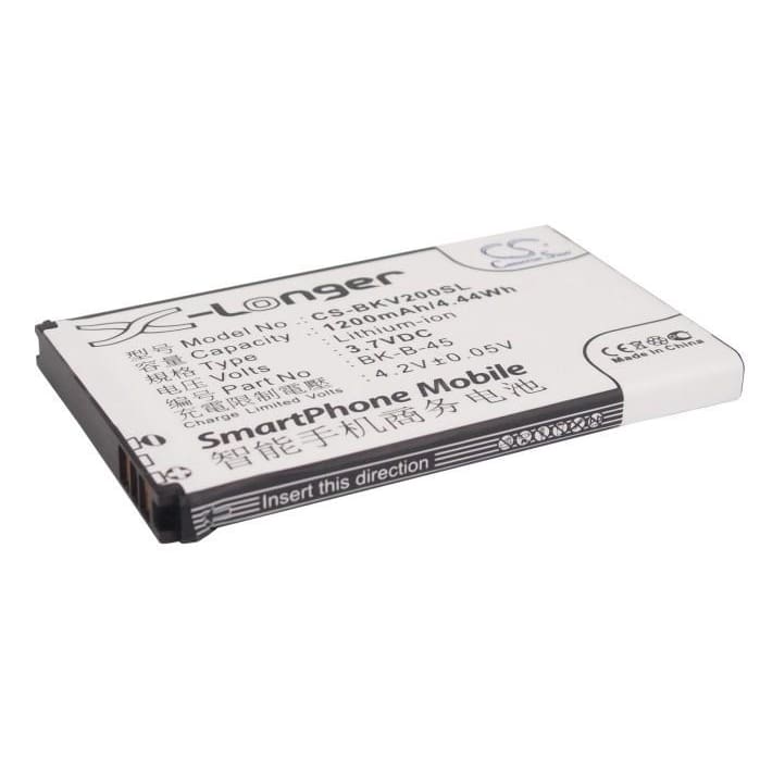 Premium Battery for BBK VIVO S1, VIVO V2, VIVO S6 3.7V, 1200mAh - 4.44Wh