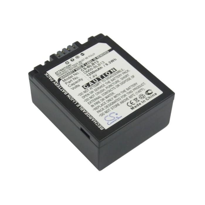 Premium Battery for Panasonic Lumix Dmc-g1, Lumix Dmc-g1 7.4V, 1250mAh - 9.25Wh