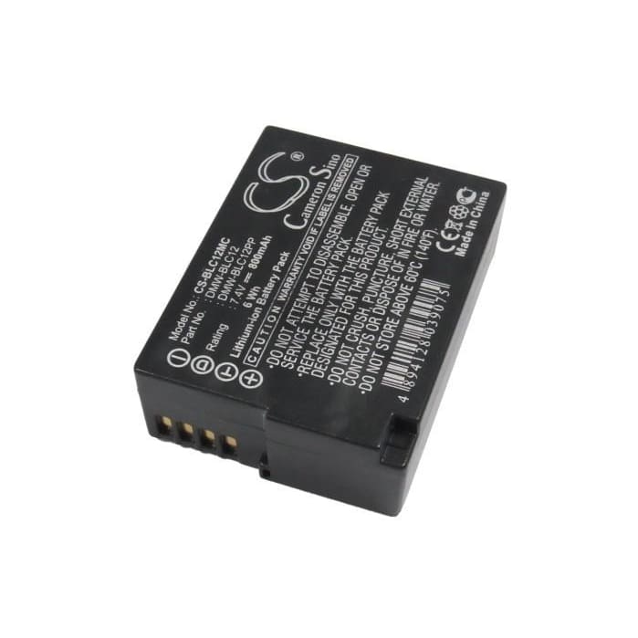 Premium Battery for Panasonic Lumix Dmc-fz200, Lumix Dmc-fz200gk, 7.4V, 800mAh - 5.92Wh