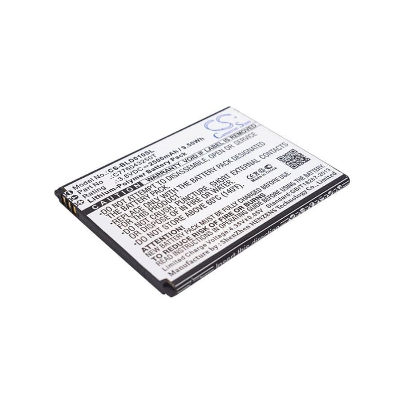 Premium Battery for Blu Dash X Lte D0010u, D0010uu 3.8V, 2500mAh - 5.55Wh