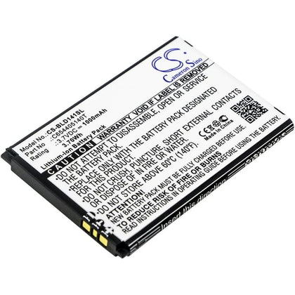 Premium Battery for Blu, D140k, D141k, Dash Jr K 3.7V, 1000mAh - 3.70Wh