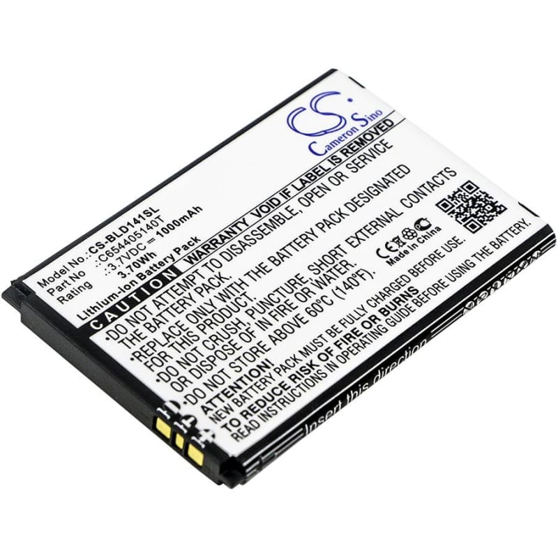 Premium Battery for Blu, D140k, D141k, Dash Jr K 3.7V, 1000mAh - 3.70Wh