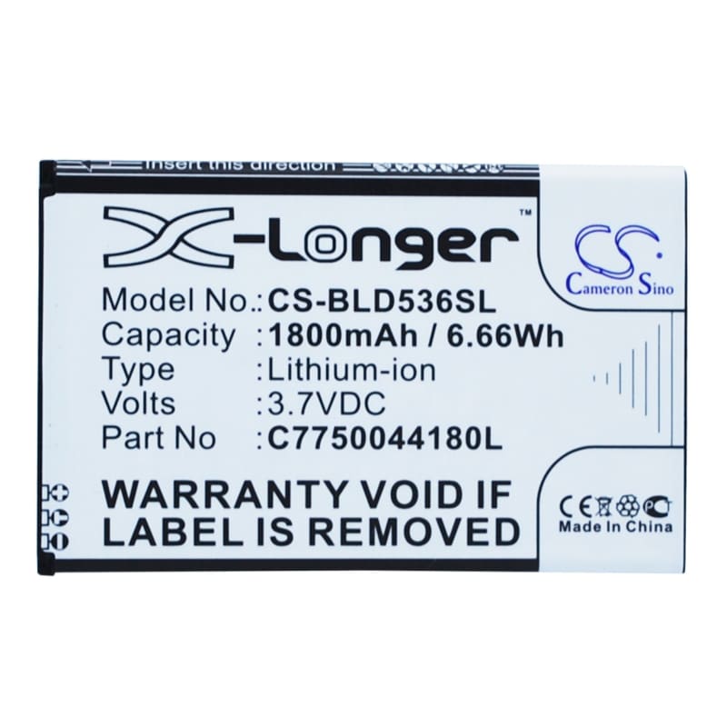 Premium Battery for BLU Studio 5.0C, Studio 5.0e, Studio 5.0CE 3.7V, 1800mAh - 6.66Wh
