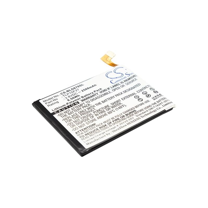 Premium Battery for Blu Studio C Super Camera, D870u 3.8V, 2500mAh - 7.40Wh
