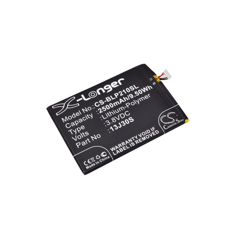 Premium Battery for BLU Life Pro, L210a, L210i 3.8V, 2500mAh - 9.50Wh