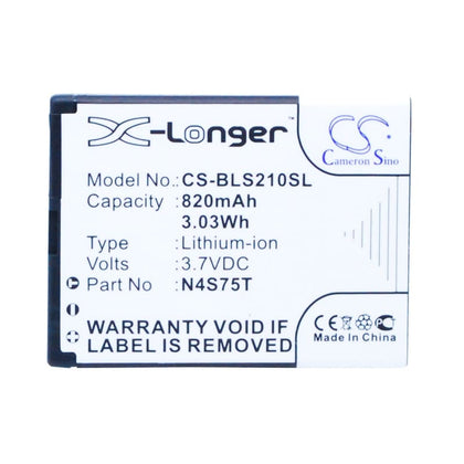 Premium Battery for BLU Deejay Touch, Tattoo Mini TV, Deejay II 3.7V, 820mAh - 3.03Wh