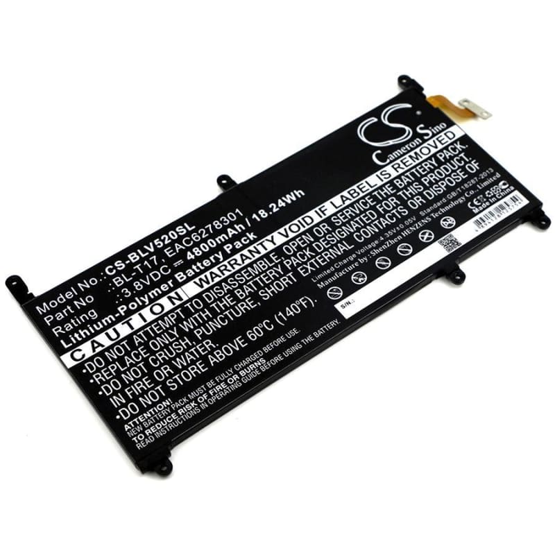 New Premium Tablet Battery Replacements CS-BLV520SL