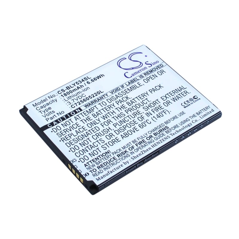 Premium Battery for BLU Studio 5.0 HD, Studio 5.0 HD LTE, Y534Q 3.7V, 1800mAh - 6.66Wh