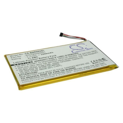 Premium Battery for Barnes & Noble Nook Color, Dr-nk02, Nook Tablet 3.7V, 3200mAh - 11.84Wh