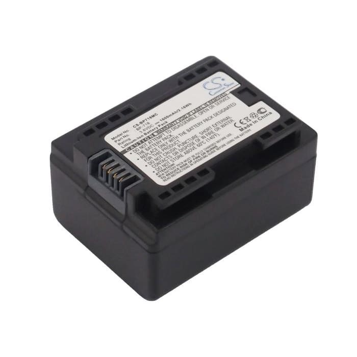 Premium Battery for Canon Ixia Hf M56, Ixia 3.6V, 1600mAh - 5.76Wh