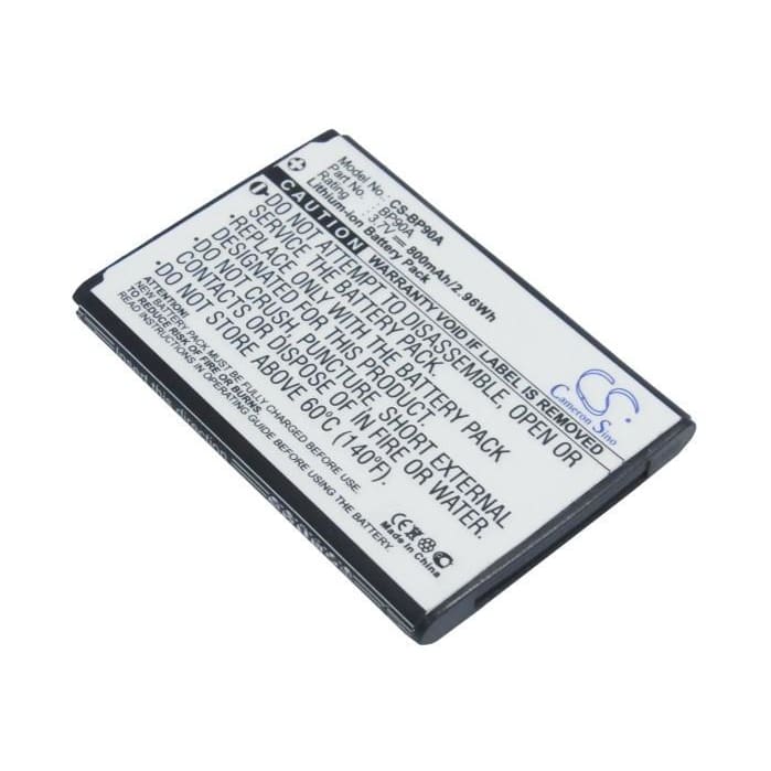 Premium Battery for Samsung Hmx-e10, Hmx-e100p, Hmx-e10bp, Hmx-e10wp, 3.7V, 800mAh - 2.96Wh