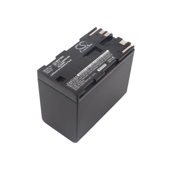 Premium Battery for Canon Gl2, Xf100, Xf105, Xf300, 7.4V, 6600mAh - 48.84Wh