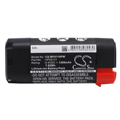 Premium Battery for Black & Decker Vpx1101, Vpx1101x, Vpx1201 6.6V, 1200mAh - 7.92Wh