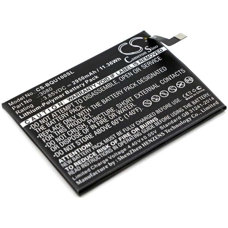 Premium Battery for Bq, Aquaris U, U Lite, U Plus 3.85V, 2950mAh - 11.36Wh