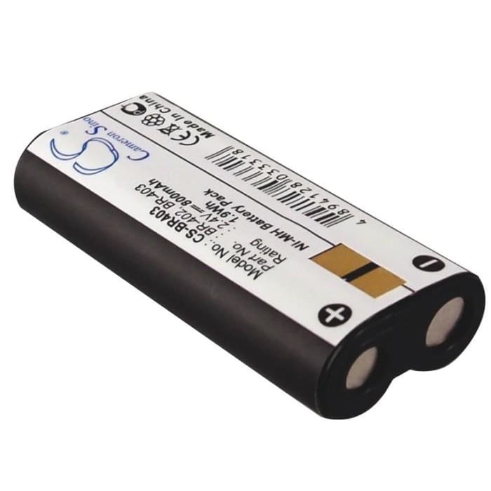 Premium Battery for Olympus Ds-2300, Ds-3300, Ds-4000, Ds-5000, 2.4V, 800mAh - 1.92Wh