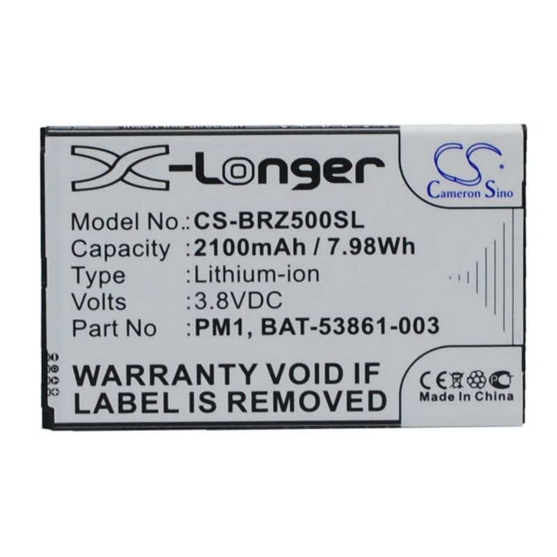 Premium Battery for Blackberry Z5 3.8V, 2100mAh - 7.98Wh